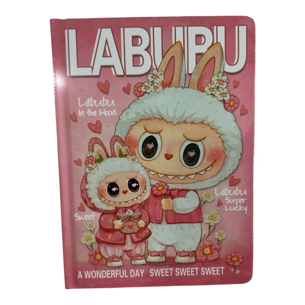 Labubu The Monsters Sweet Sweet Sweet Hardcover 8x6 Notebook